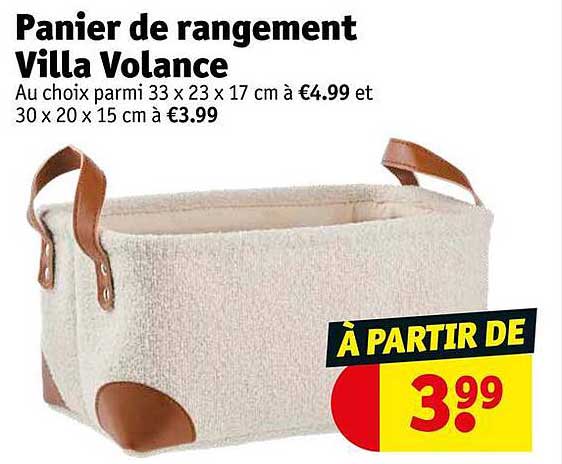 Panier De Rangement Villa Volance
