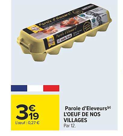 Parole D'éleveurs L'œuf De Nos Villages