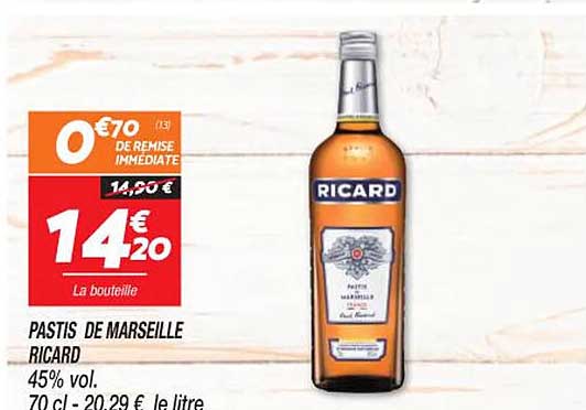 Pastis De Marseille Ricard