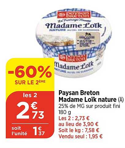 paysan breton madame loïk nature