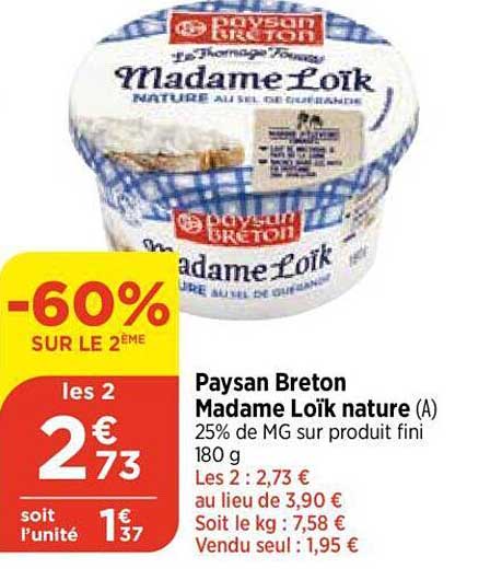 paysan breton madame loïk nature