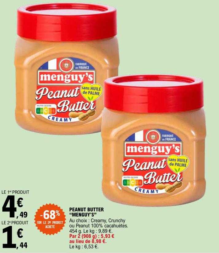 peanut butter "menguy's"