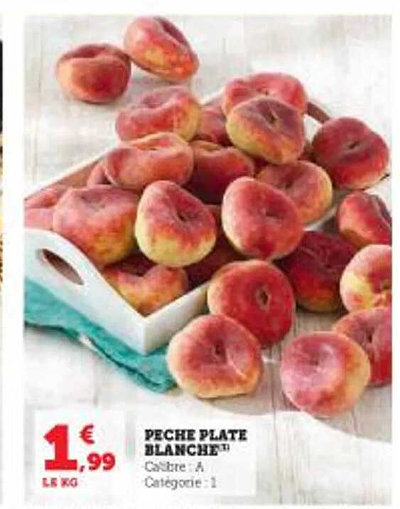 Pêche Plate Blanche