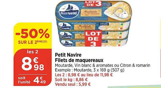 Petit Navire Filets De Maquereaux