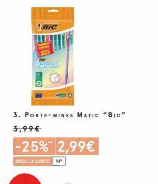 porte-mines matic "bic"