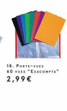 Porte-vues 60 Vues "exacompta"