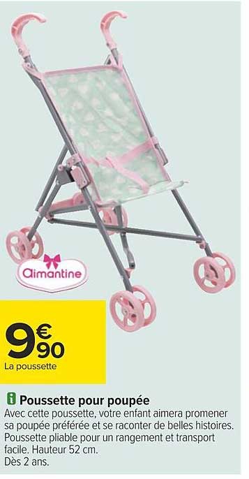 Poussette Pour Poupée Aimantine