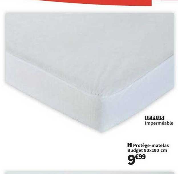 protège-matelas budget 90 x 190 cm