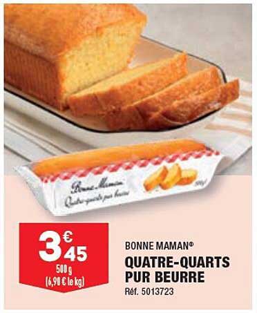 quatre-quarts pur beurre bonne maman