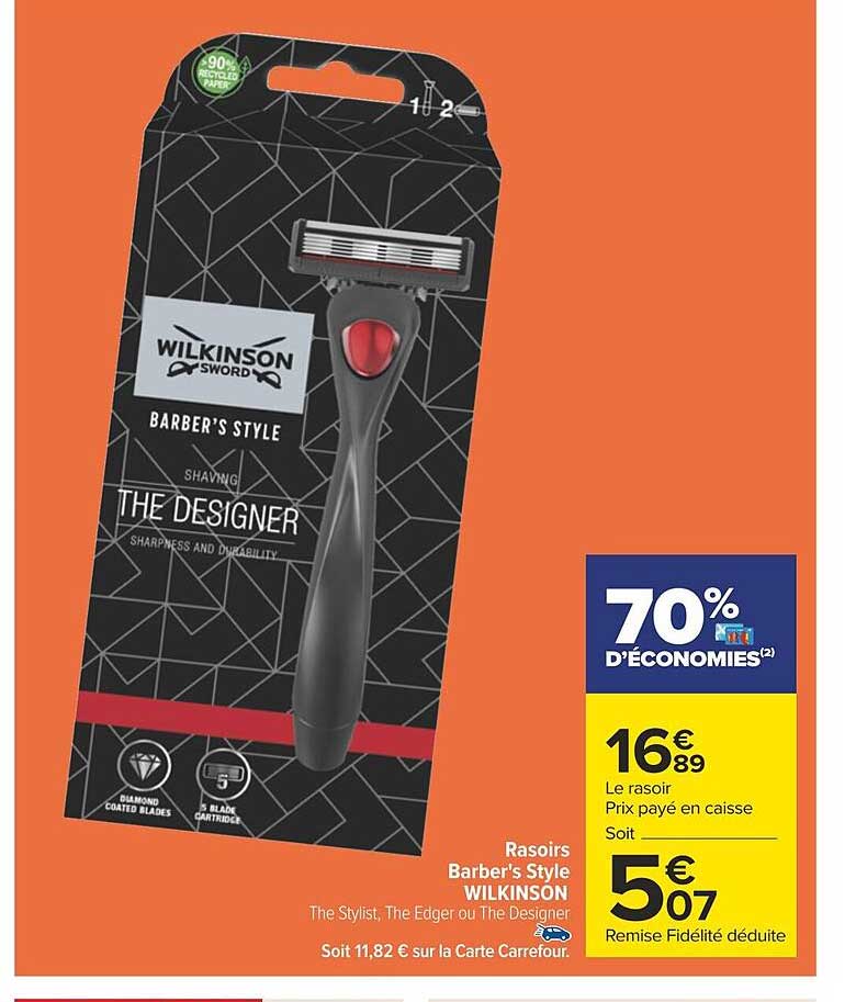 Rasoirs Barber's Style Wilkinson