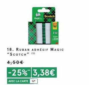 Ruban Adhésif Magic "scotch"