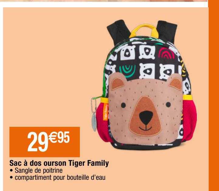 sac à dos ourson tiger family