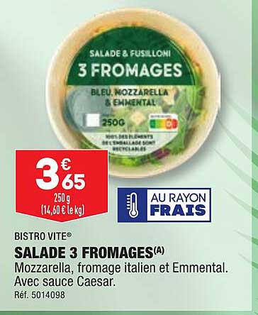 salade 3 fromages bistro vite