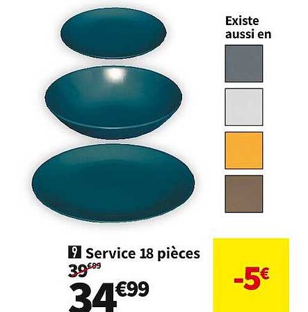 Service 18 Pièces