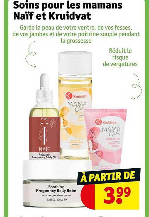 soins pour les mamans naïf et kruidvat