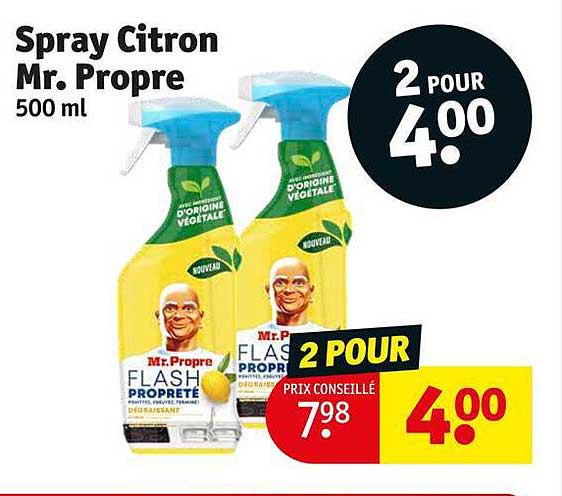 spray citron mr propre