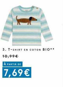 t-shirt en coton bio