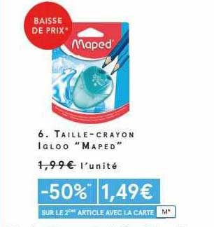 taille-crayon igloo "maped"