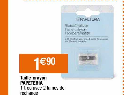 taille-crayon papeteria