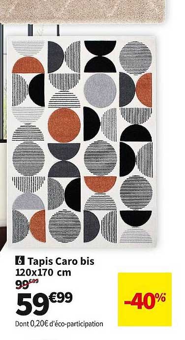 tapis caro bis 120 x 170 cm