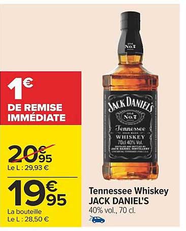 tennessee whiskey jack daniel's