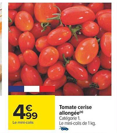 Tomate Cerise Allongée
