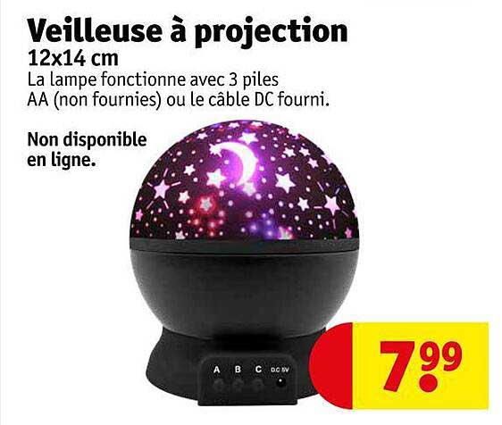 veilleuse à projection