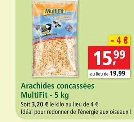 Arachides Concassées Multifit 5 Kg
