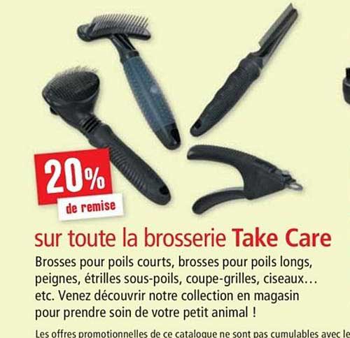 brosserie take care 20% de remise