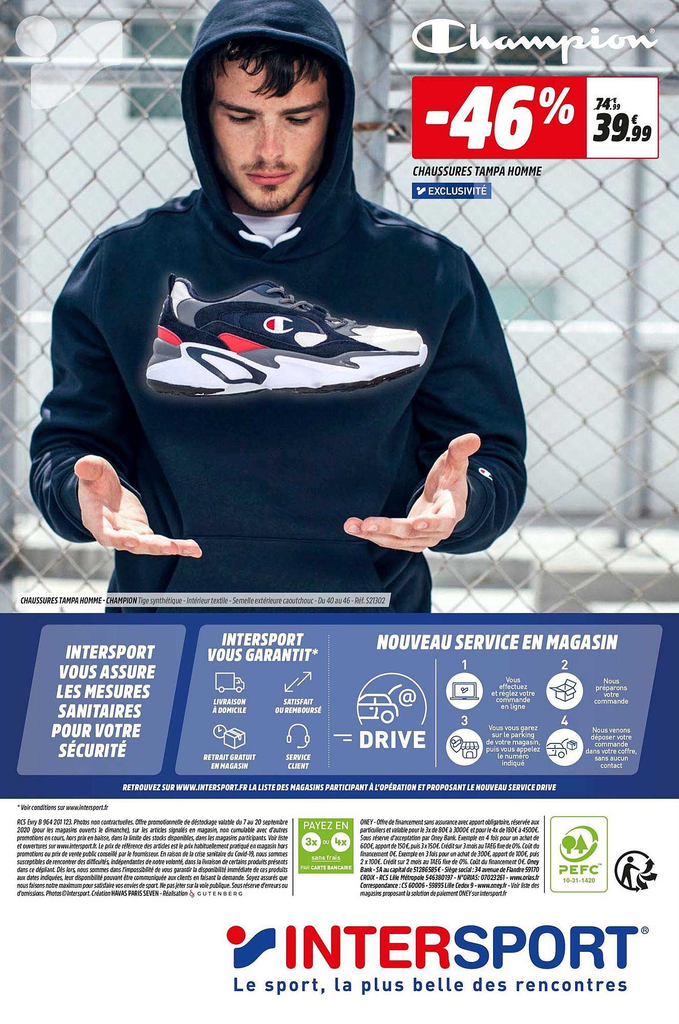 chaussures tampa homme champion