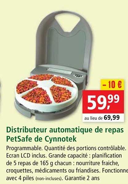 distributeur automatique de repas petsafe de cynnotek