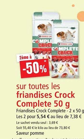 fraindises crock complete 50 g 2ème à -50%