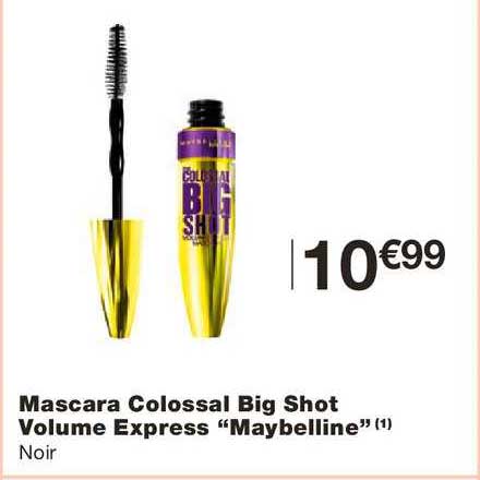 mascara colossal big shot volume express maybelline