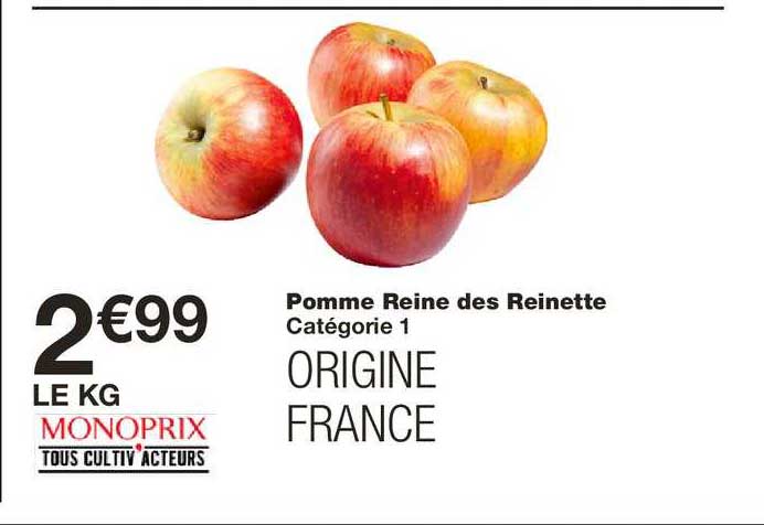Pomme Reine Des Areinette