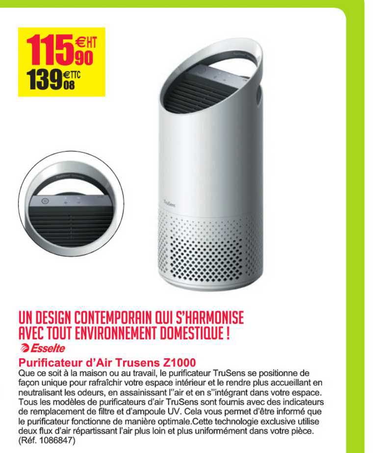 purificateur d'air trusens z1000