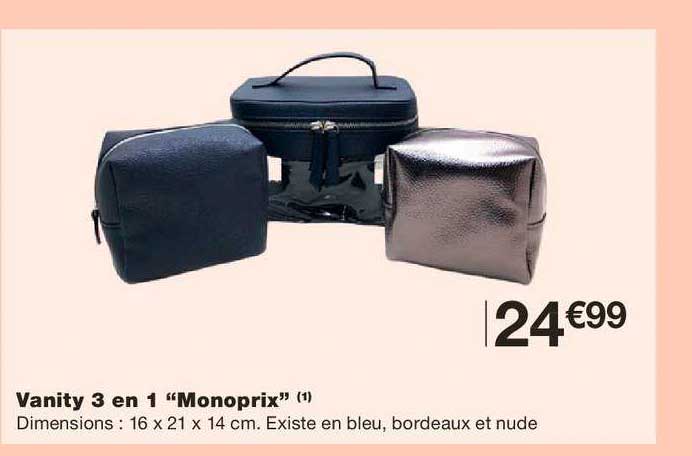 Vanity 3 En 1 Monoprix
