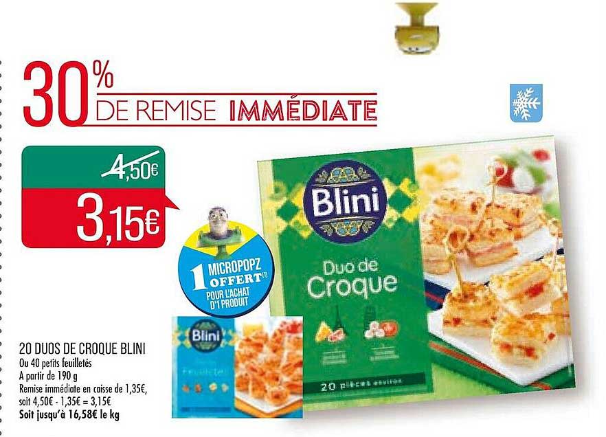 20 Duos De Croque Blini