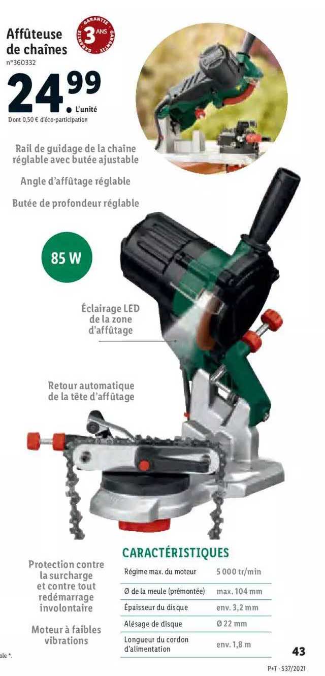 affûteuse de chaînes