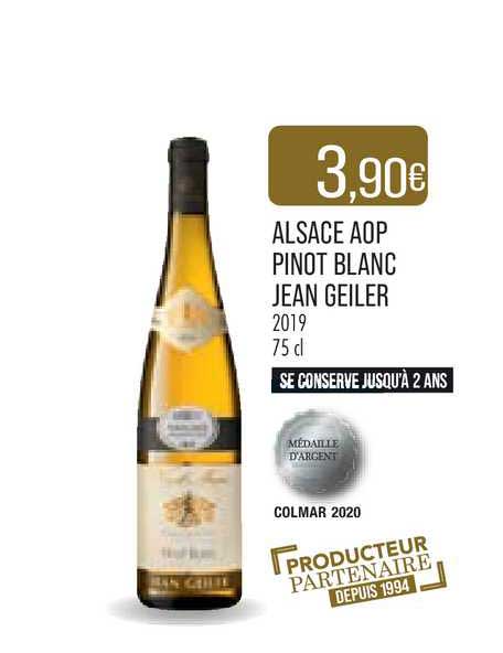 alsace aop pinot blanc jean geiler 2019
