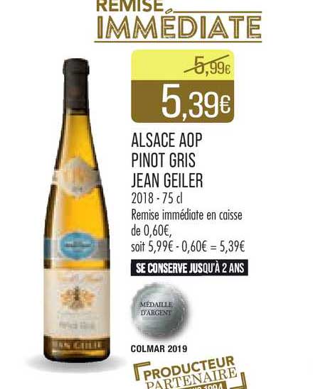 alsace aop pinot gris jean geiler 2018