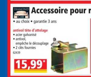 antivol tête d'attelage diamond car