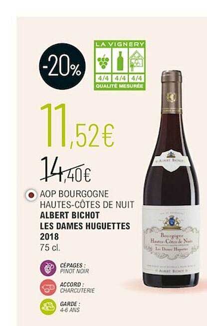 aop bourgogne hautes-côtes de nuit albert bichot les dames huguettes 2018