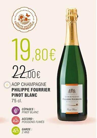aop champagne philippe fourrier pinot blanc