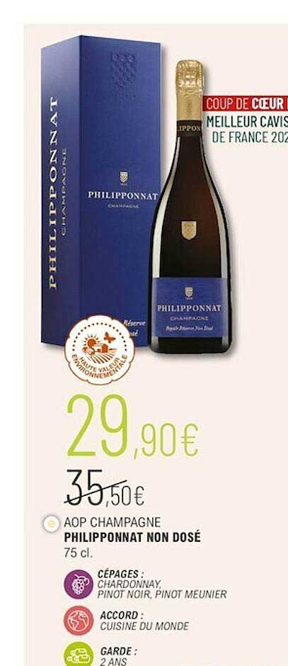 Aop Champagne Philipponnat Non Dosé