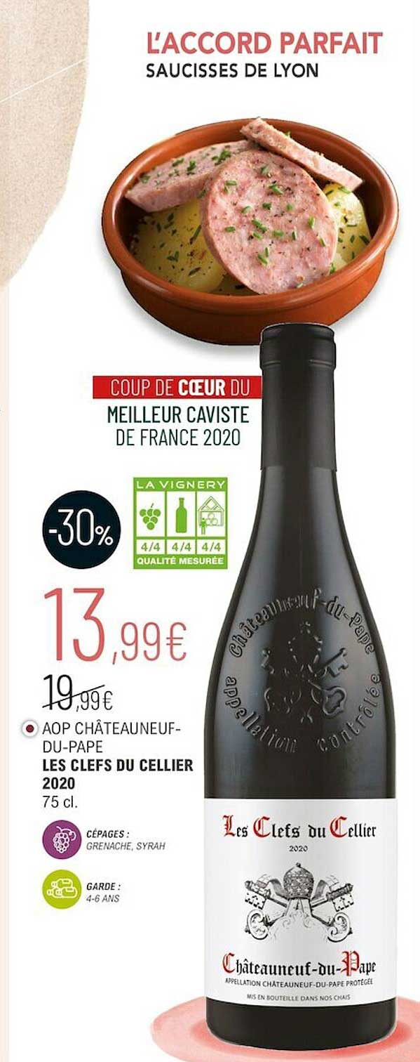 aop châteauneuf-du-pape les clefs du cellier 2020