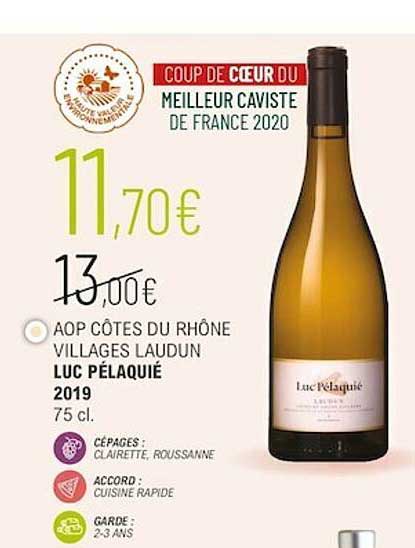 Aop Côtes Du Rhône Villages Laudun Luc Pélaquié 2019