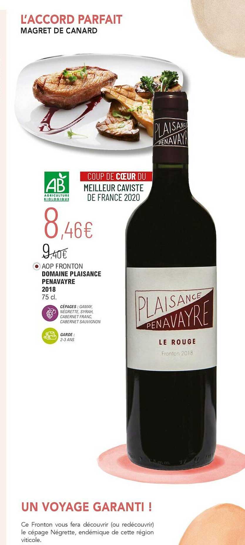 aop fronton domaine plaisance penavayre 2018