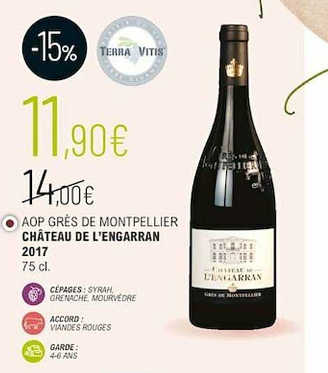 aop grès de montpellier château de l'engarran 2017