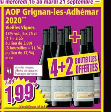 aop grignan-les-adhémar 2020 vieilles vignes