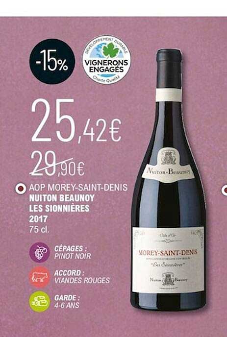 aop morey-saint-denis nuiton beaunoy les sionnières 2017